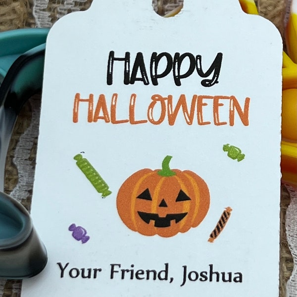 Halloween TAGS, HALLOWEEN kids, Halloween Goodie Bag, Class Classroom Exchange, Halloween gift kids, Halloween Cards