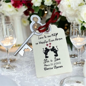 mickey key bottle opener, Mickey tags, key bottle opener and tags, Key Bottle Openers AND Tags, Wedding Favors, Wedding Key Tag, disney tags