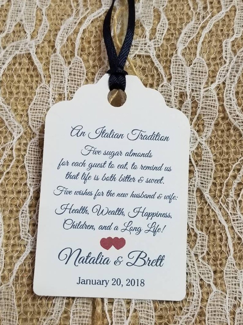 Jordan aldmon Favor Tags Wedding tags Thank You tags Etsy