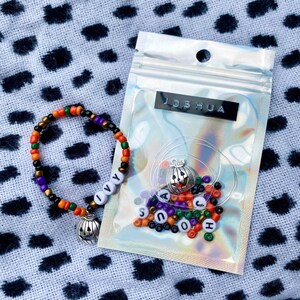Personalized Halloween Bracelet Kit – Kids Craft, Party Favor