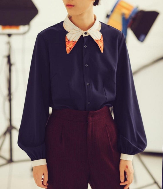 butterfly neck shirt