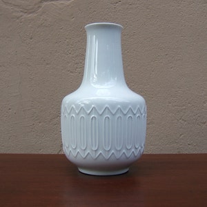 Vintage Porcelain Vase by Jaeger & Co Bavaria - 1960s - Op Art - West Germany - Mid Century Modern