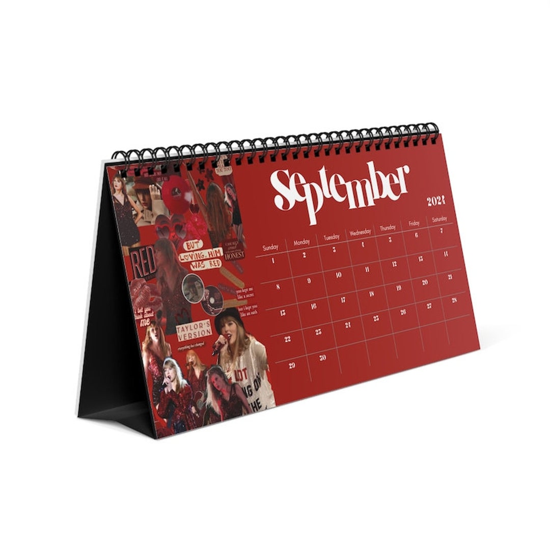 Taylor Swift 2024 Desk Calendar in My 2024 Era Etsy UK