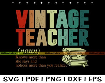 Download Vintage Teacher Etsy