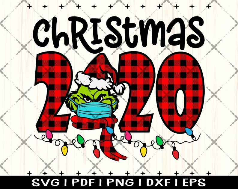 Download Christmas 2020 SVG Grinch 2020 SVG Grinch face mask SVG | Etsy