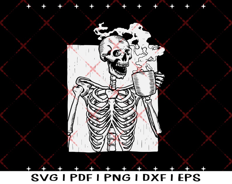 Free Free Skeleton With Coffee Svg 393 SVG PNG EPS DXF File