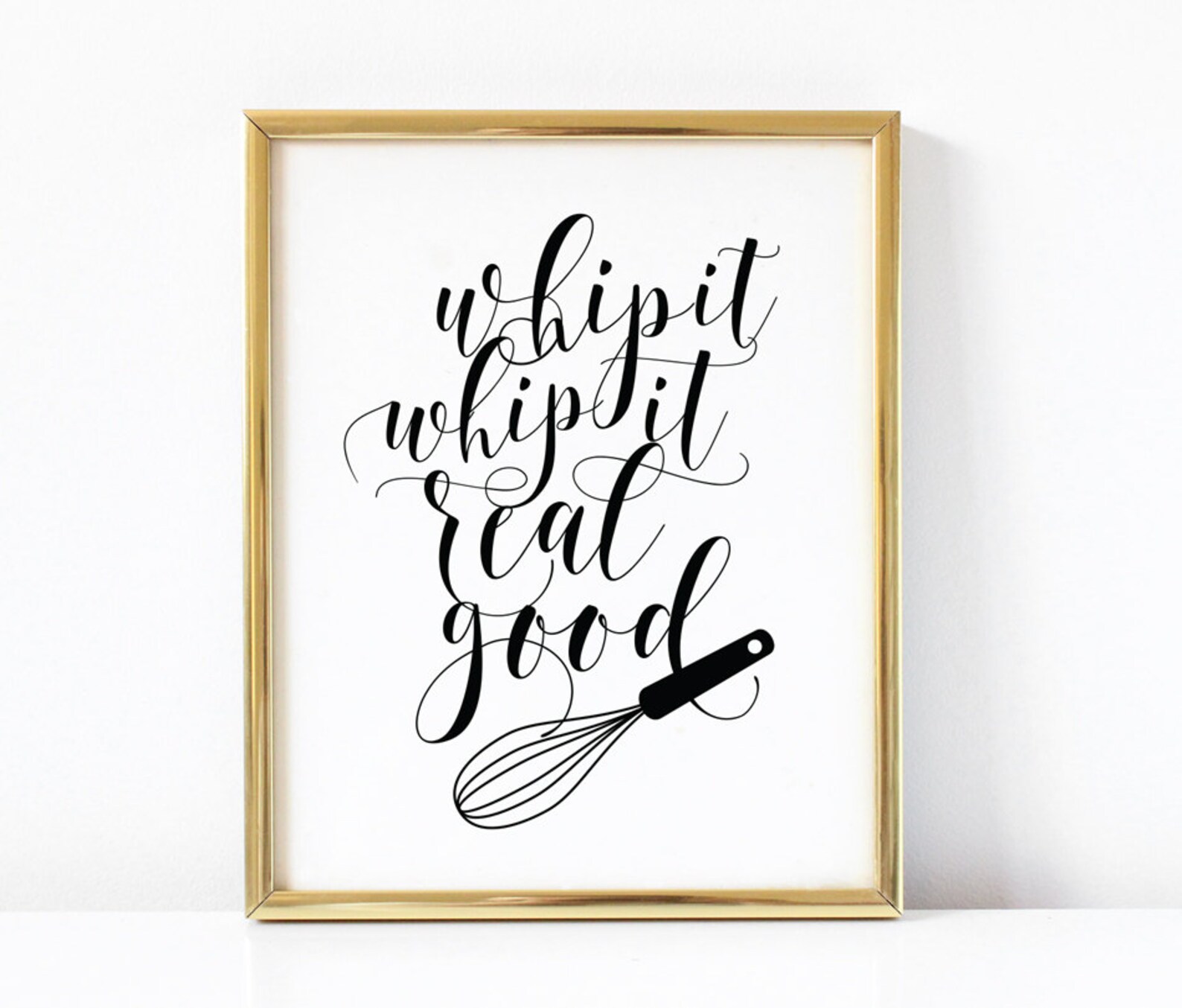 Whip It Real Good Printable Art Funny Kitchen Printable Art | Etsy