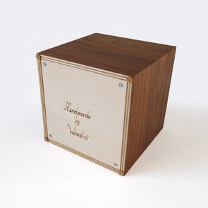 Piggy bank adult wood money box, savings bank tip jar for wedding, wood gifts for men image 7