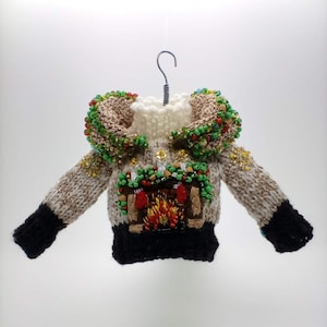 Fireside Christmas Miniature Jumper Decoration