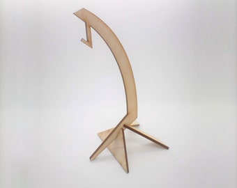 Suporte de exposição cortado a laser para decoração de suéter de Natal em miniatura