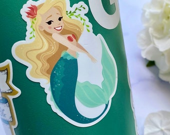 Vinylklistermärket "Claire Mermaid"