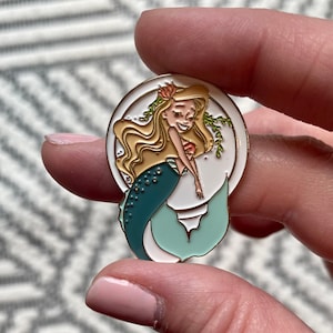 The &quot;Claire mermaid&quot; enamel pin