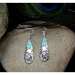 Brighton Blue Earrings Etsy