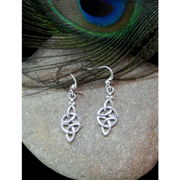 Celtic Knot Earrings Etsy
