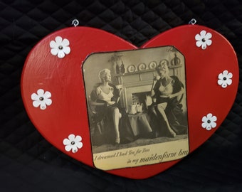 Vintage Heart Shaped Wall Hanging