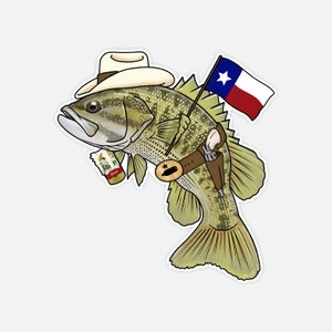 Texas Bass Decal