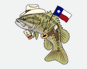 Texas Bass Decal