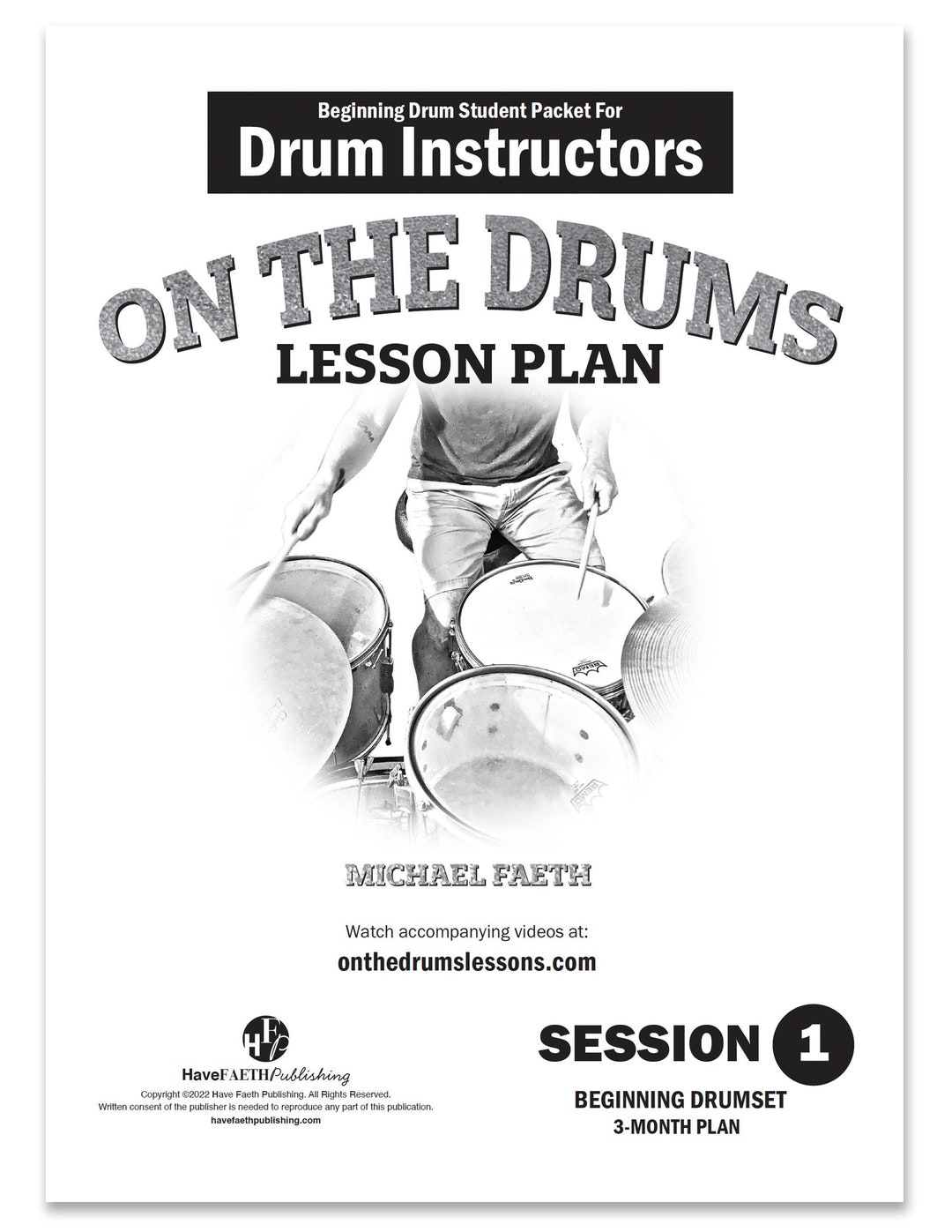 Drum Instructor Lesson Plan Packet for New Drummers From on the Drums