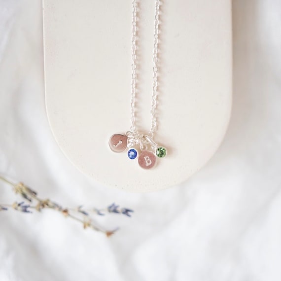 Mixed Shape Birthstone Necklace - Perfect for Mother's Day – The