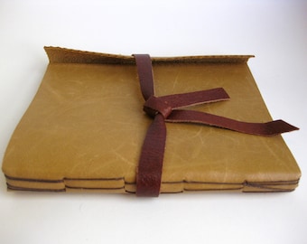 Handbound Leather Travel Journal / Blank Notebook / Sketchbook
