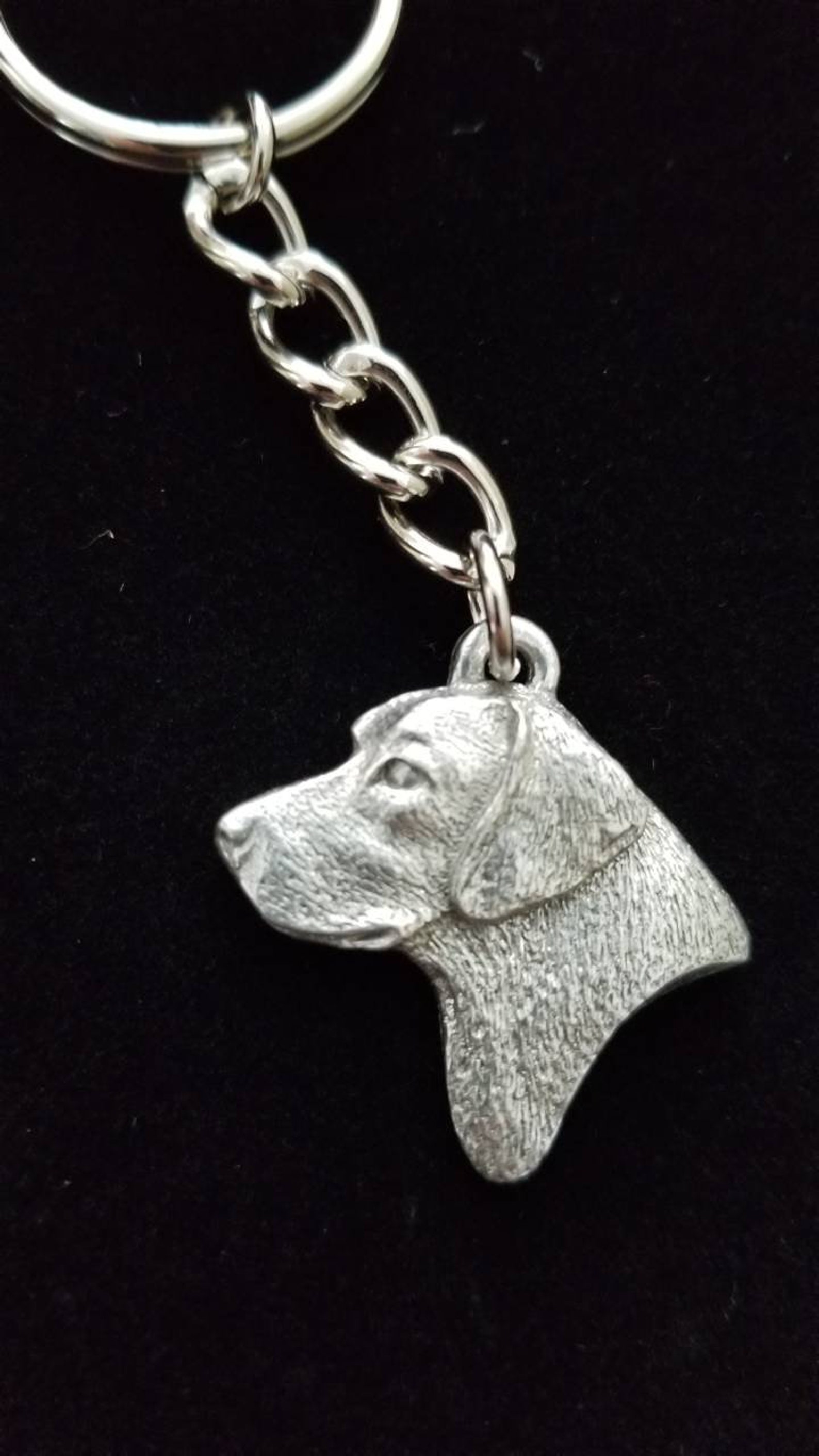 Labrador Head Keychain Lab Dog Keychain Labrador Retriever Etsy