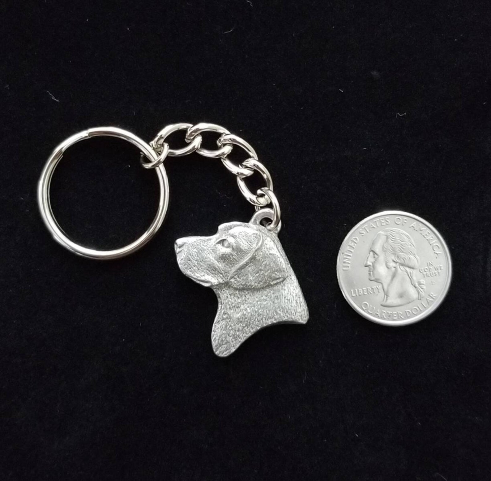 Labrador Head Keychain Lab Dog Keychain Labrador Retriever Etsy