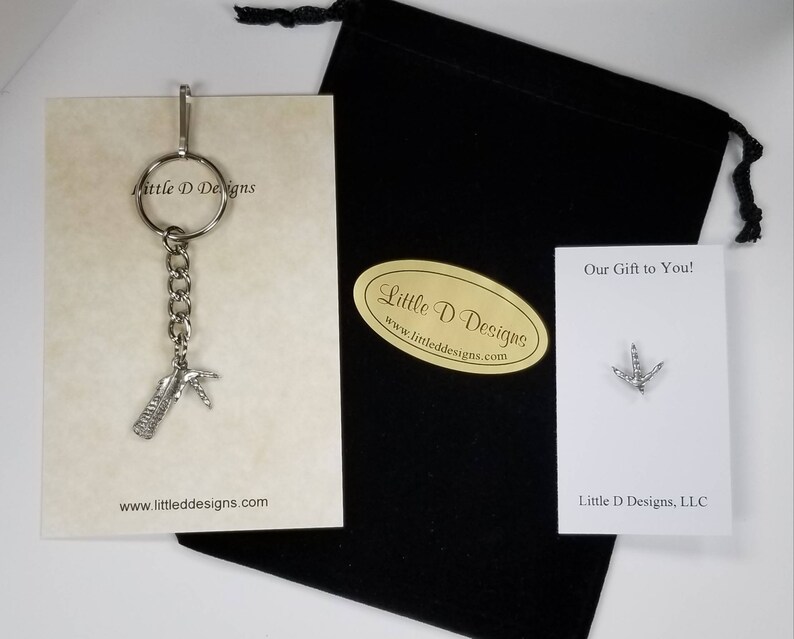 Turkey Track and Feather Keychain Turkey Keychain Turkey Etsy