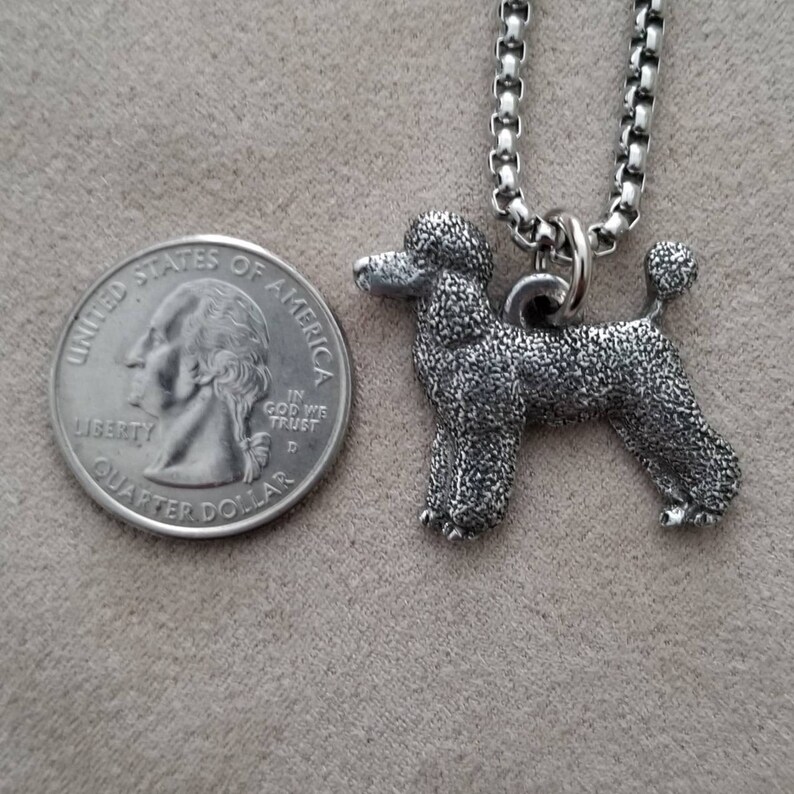 Poodle Dog Necklace Poodle Gift Jewelry Set Poodle Charm Art Etsy