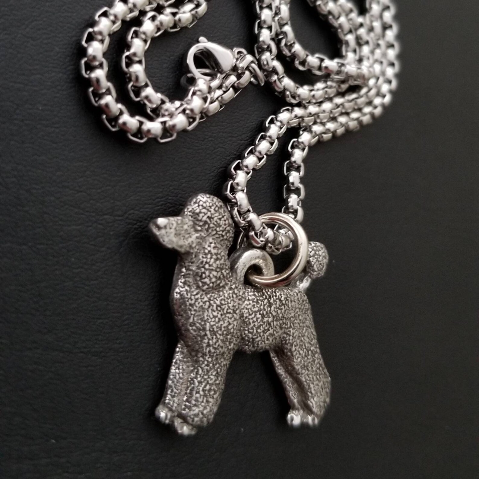 Poodle Dog Necklace Poodle Gift Jewelry Set Poodle Charm Art - Etsy