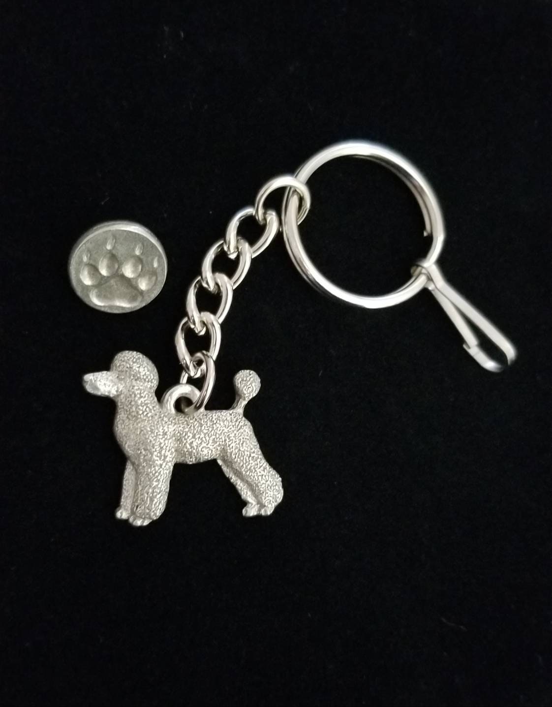 Poodle Keychain Poodle Gift Set Dog Keychain Poodle Gifts Etsy