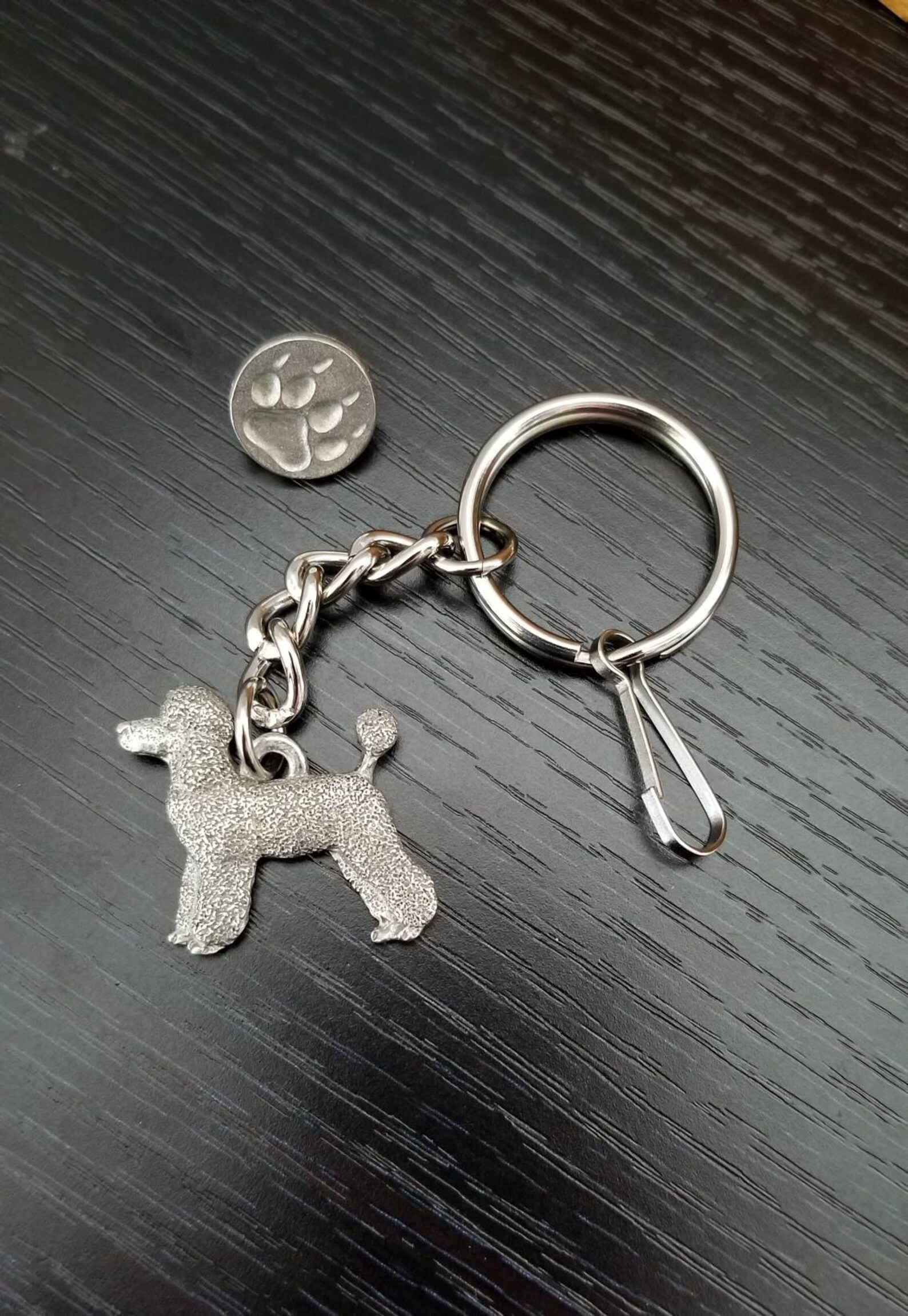 Poodle Keychain Poodle Gift Set Dog Keychain Poodle Gifts Etsy