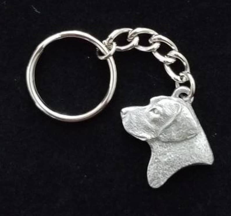 Labrador Head Keychain Lab Dog Keychain Labrador Retriever Etsy