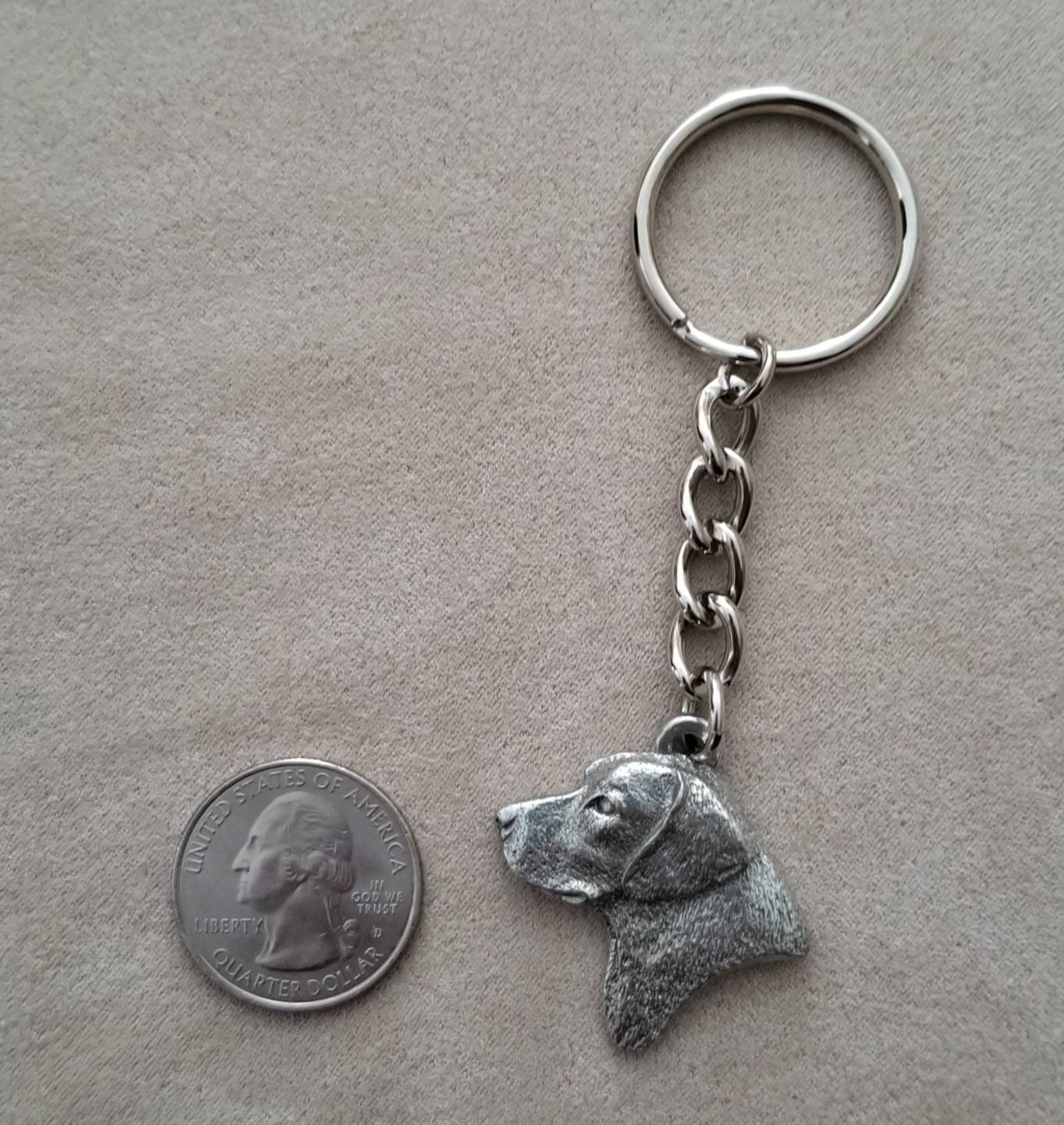 Labrador Head Keychain Lab Dog Keychain Labrador Retriever Etsy