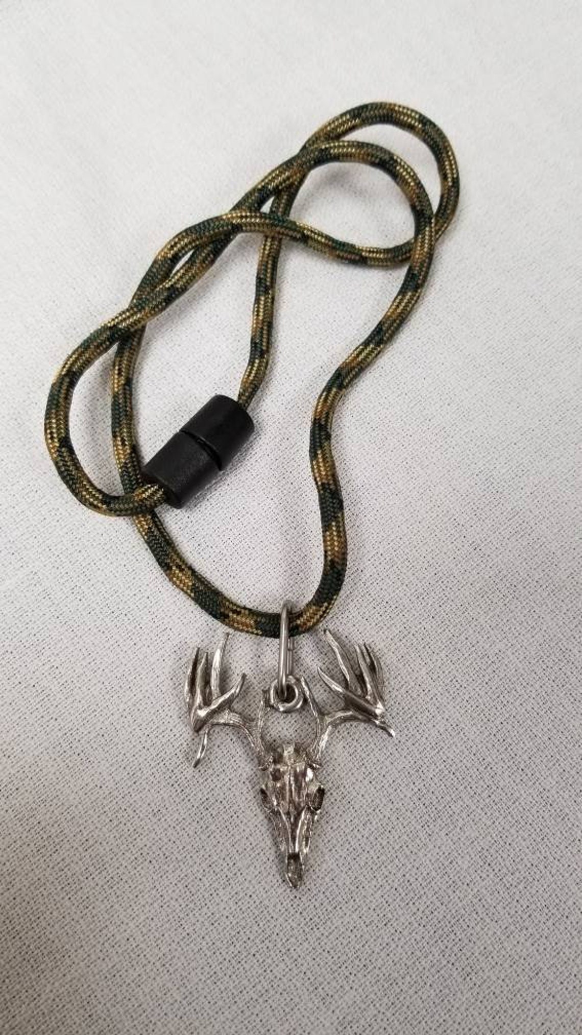 Deer Skull Bowhunter Paracord Necklace Hunting Gifts for Boys Etsy