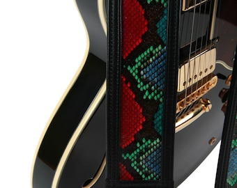 Handpainted Python Guitar Strap - HP113 II