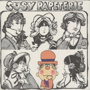 Papelería Vintage Década de 1970 – Paquete Sellado de 10 Hojas y 10 Sobres – Obra de Arte Típica de los Años 70 – Hermosa Tarjeta Susy Alemania Papel de Carta Snail Mail