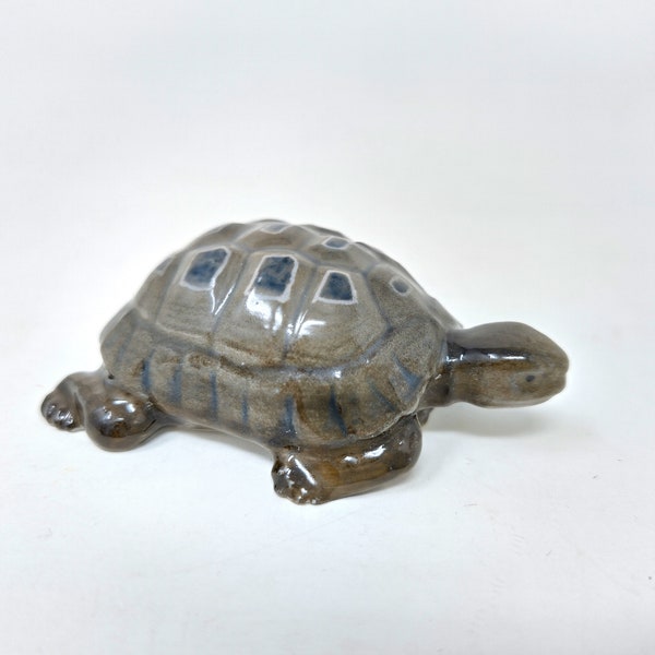 Rosenthal Selb Antique Porcelain Turtle – Art Deco 1923 Design Hans Küster – 1920s Naturalistic Figurine Kunstabteilung