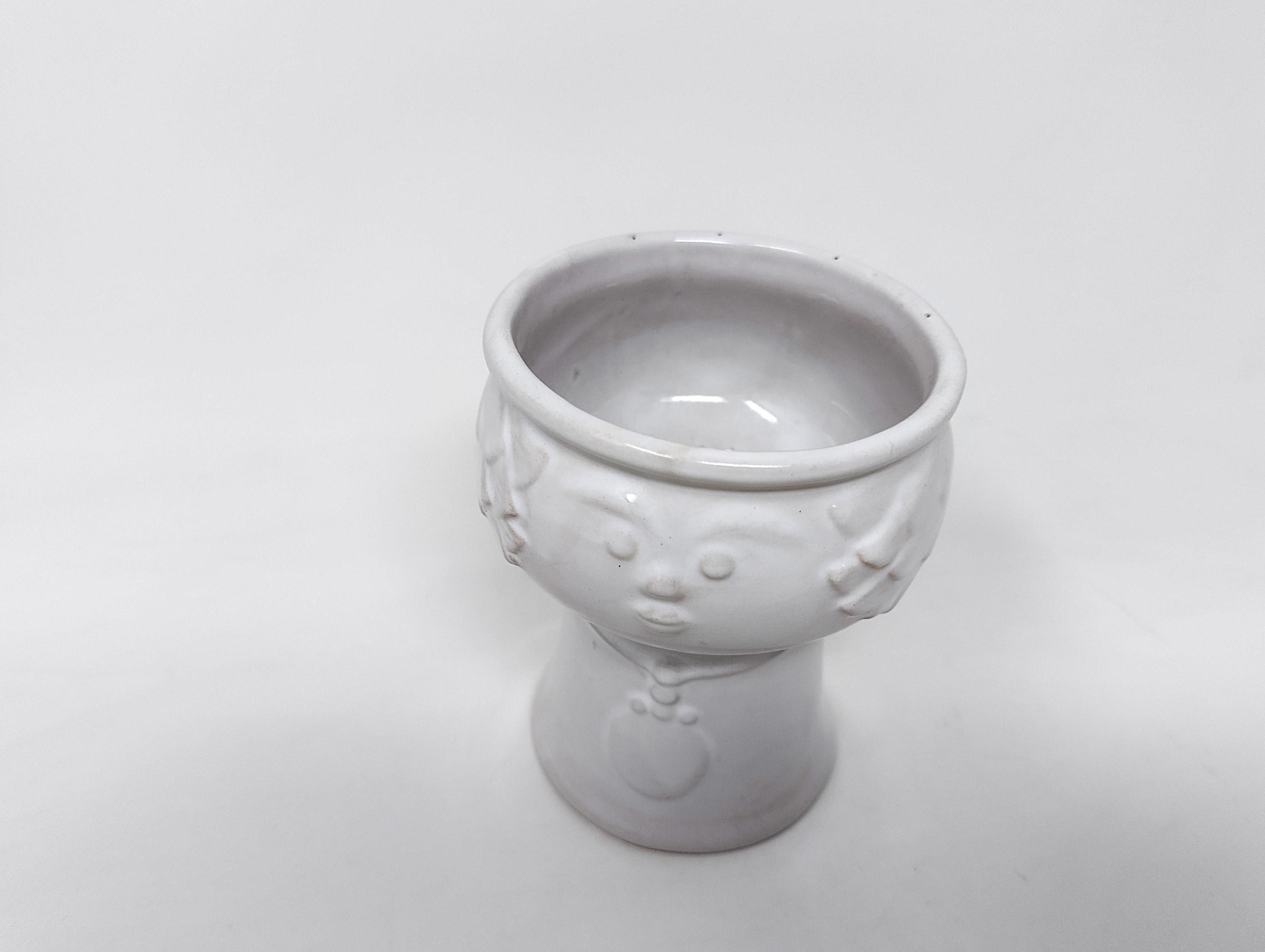 Vintage Planter / Vase Danish & GDR Design by Ancher Iversen and VEB ...
