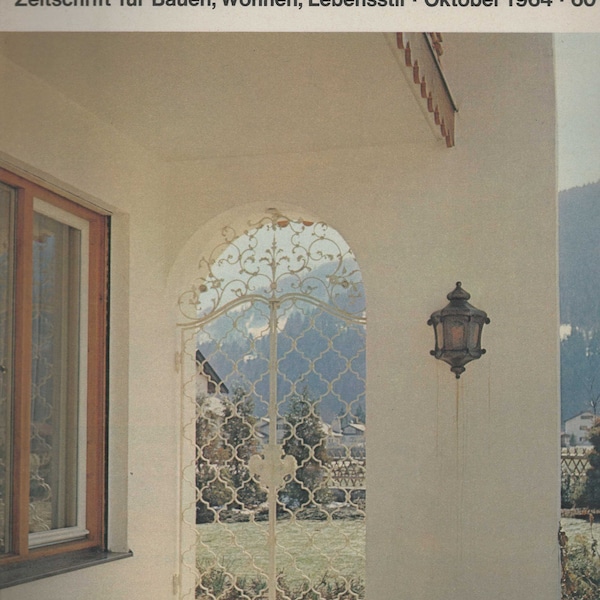 Vintage Modernist Magazin Das Haus – Architektur Wohnen & Lebensstil – Okt 1964 – Zeitschrift – viel 60er Jahre Inspiration, viele Photos