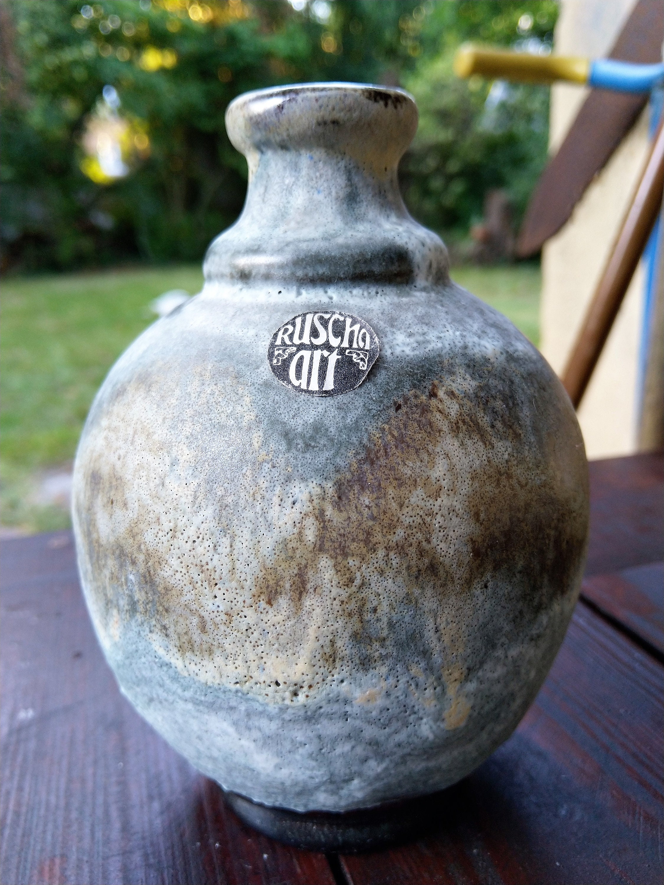 ヴィンテージ花瓶 Ruscha Keramik – Fat Lava – 1960年代ミッド