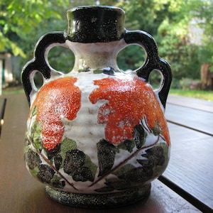Vintage Vase Marei Keramik No. 30 37 – West German Pottery Fat Lava – Mid Century Design – 1960s 1970s Hippie Flower Power Home Décor