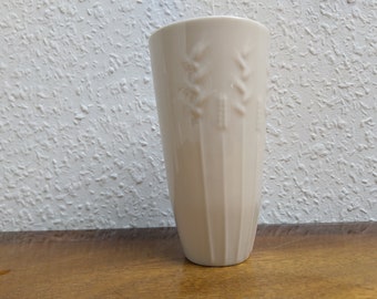 Vintage Vase – Sgrafo Modern No. 1003 B – German Mid Century Modernist Design – 1950s Modernist – White Glazed Porcelain – designed in 1955
