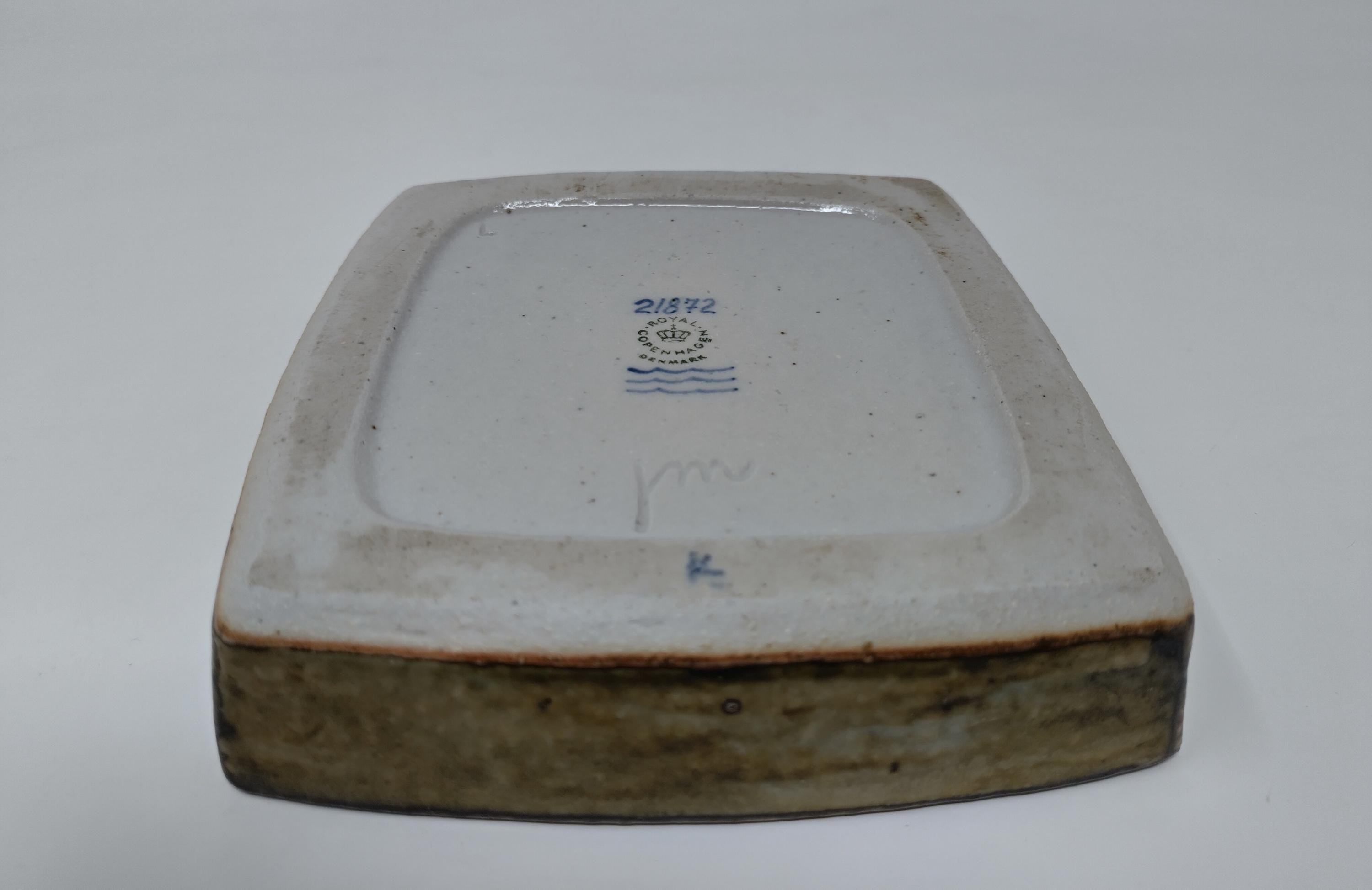 ロイヤル コペンハーゲン 陶器皿 ヨルゲン・モーエンセン作 ヴィンテージ デンマーク製 陶器皿 ヨーゲン・モーゲンセン ロイヤル