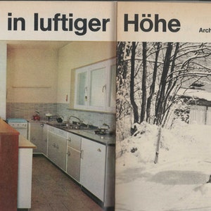 Vintage Mid Century Mod Magazine Das Haus Architecture Lifestyle & Interior 6/1962 German Language 1960s Modernist House Inspiration image 3