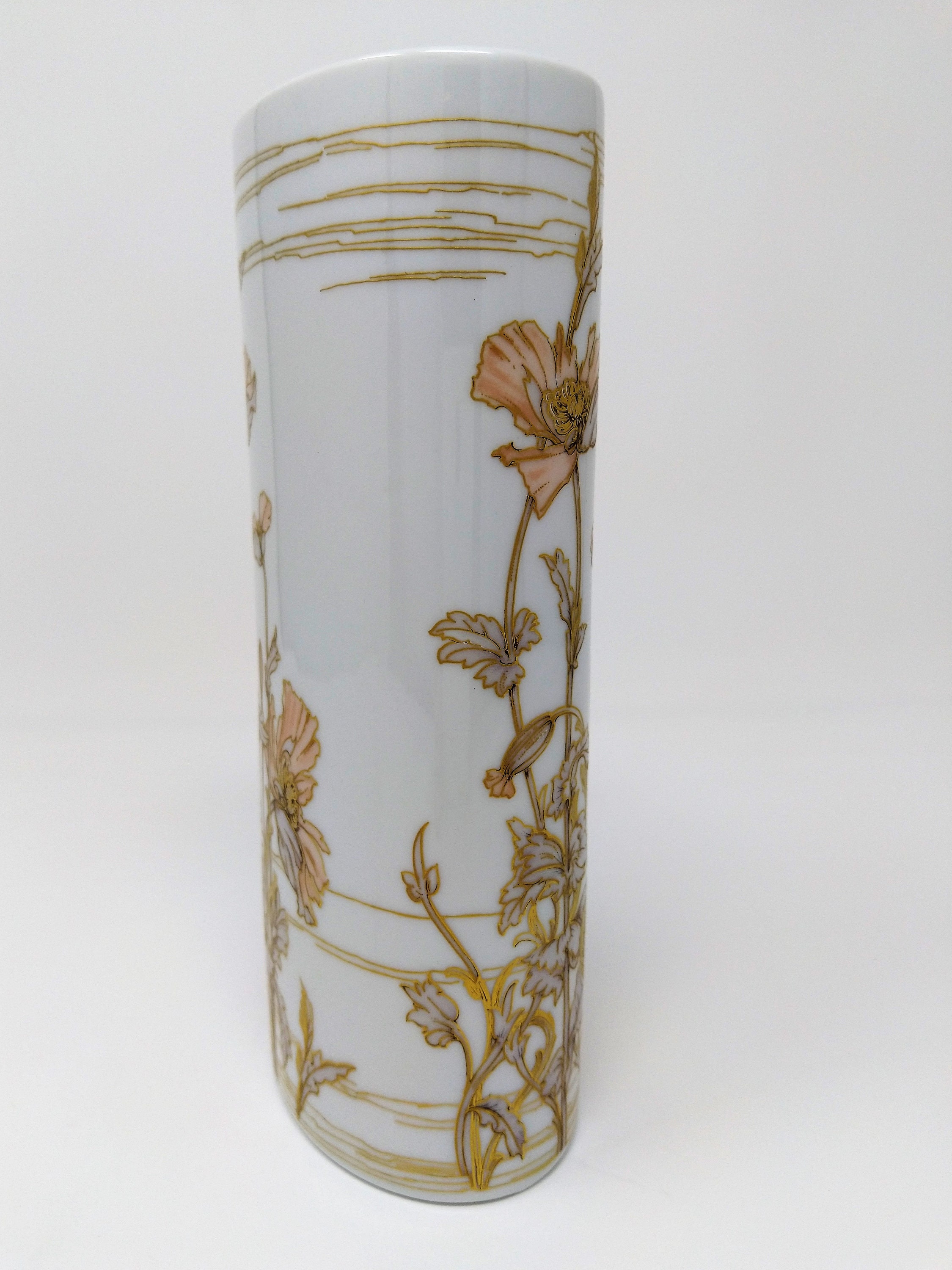 Vintage Vase AK Kaiser Porcelain W.germany 1970s Romantic Etsy