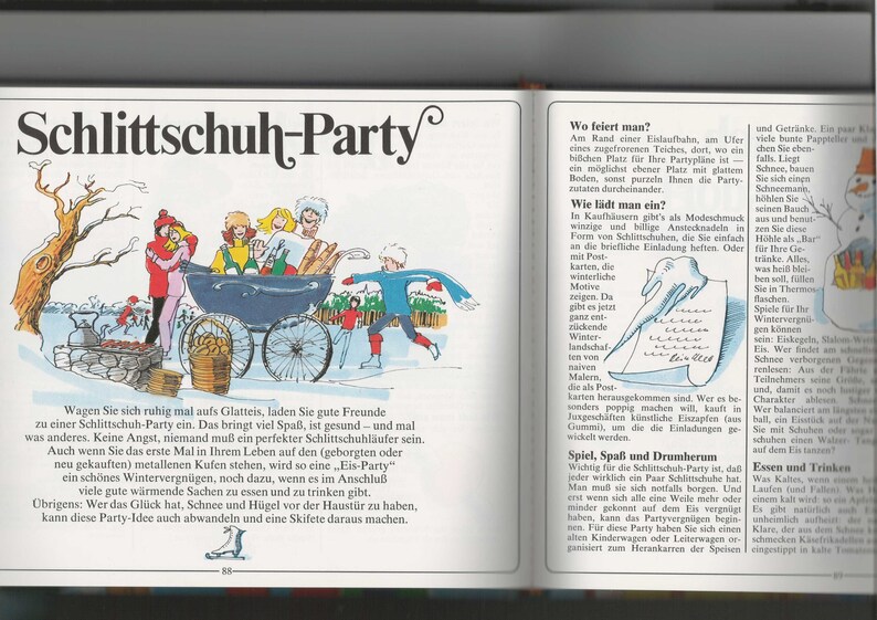 Vintage Book Feste Feten Feiern 1000 Tips und Tricks Parties Fetes Celebrations 1000 Tips & Tricks 1970s Guide Recipe Book in German image 3