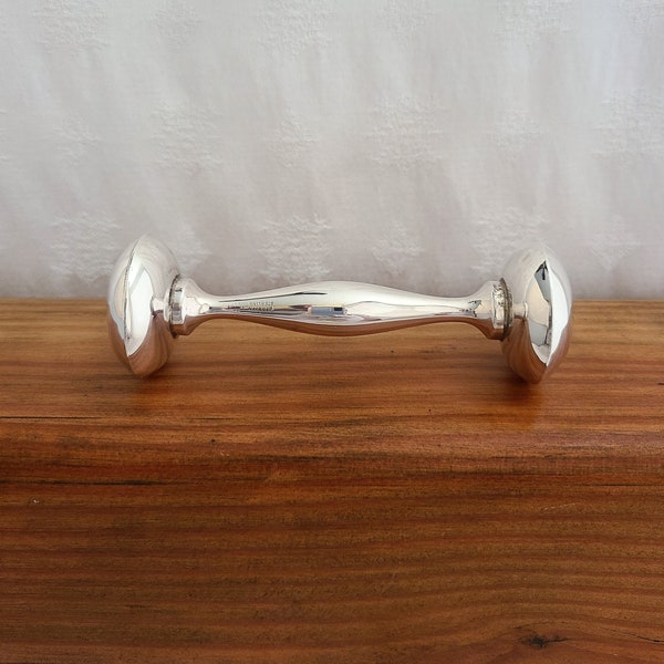 Silver Barbell Rattle main image 0