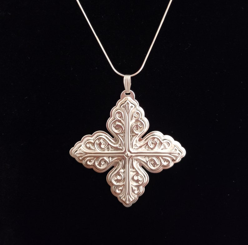 Vintage Reed and Barton Sterling Silver Snowflake Ornament - Etsy