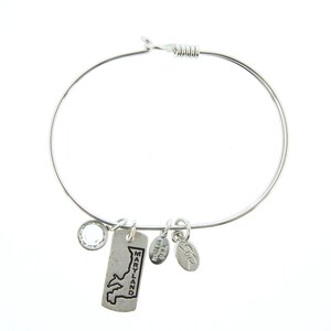 Silver Maryland Bracelet with Swarovski Crystal