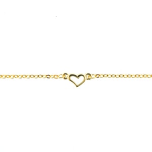 Gold Heart Anklet image 1